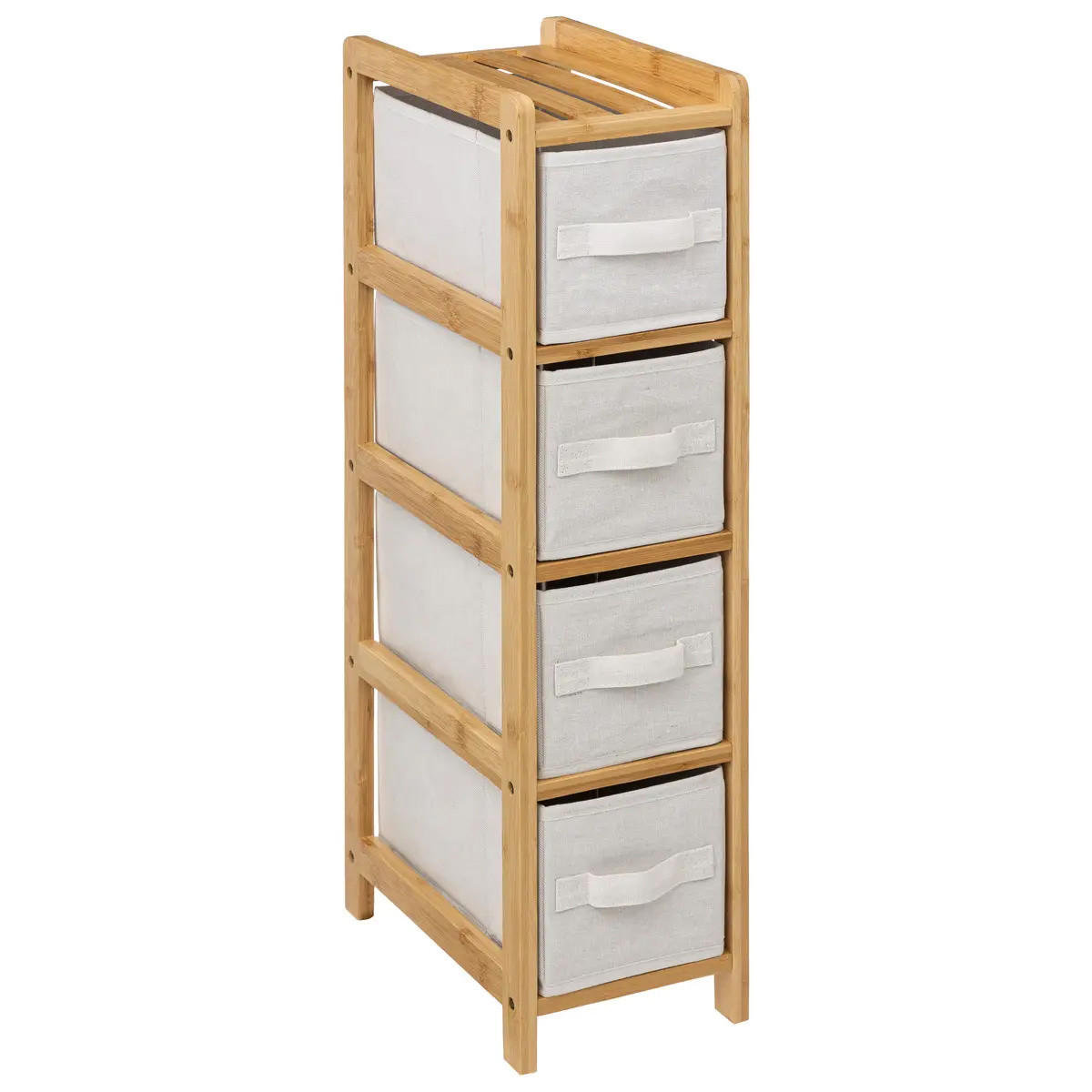 5five Simply Smart Bambusregal Beige 33x78.5x19 cm