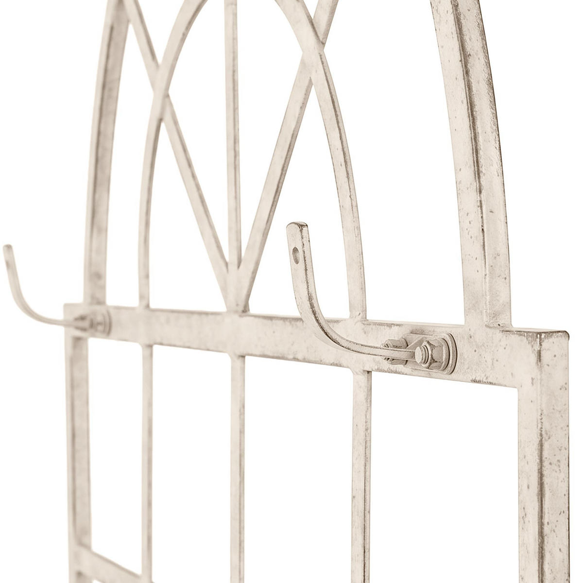 RANKGITTER 2 Metall Antik-Creme - Creme, Metall (70/180/1cm) - CLP