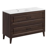 WASCHTISCH 120cm Moka Holz - Braun, Holzwerkstoff (120/82/46cm) - Petits-meubles