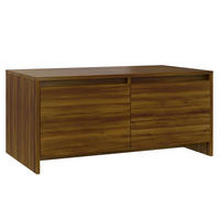 COUCHTISCH Braun Eichen-Optik 90x50x41,5 cm Holzwerkstoff - Braun, Holzwerkstoff (90/50/41.5cm) - furnicato