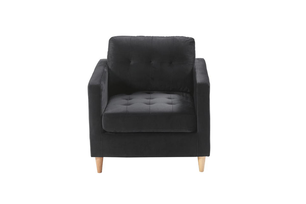 SESSEL schwarz - Schwarz, Holz (80/82/84cm) - ebuy24