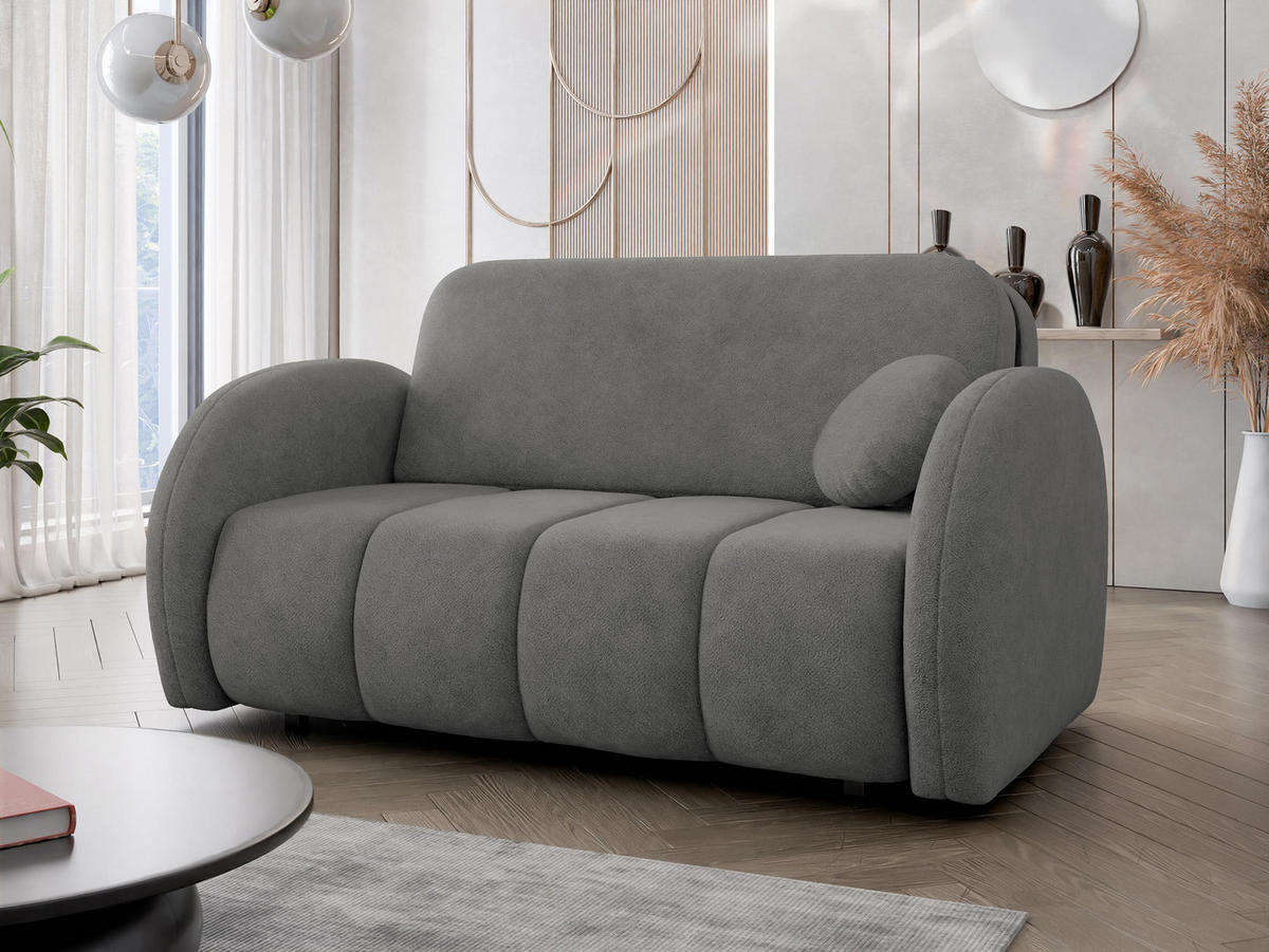 SCHLAFSOFA Viva Comfy III - Schwarz/Grau, Holz/Textil (152/85/103cm) - MIRJAN24