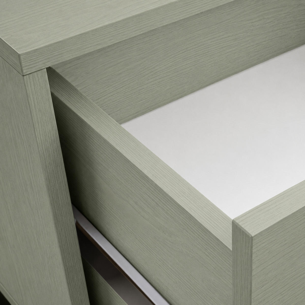 NACHTTISCH Giana mit 2 Schubladen, 43 cm, Eukalyptusfarbe - Eukalyptusholzfarben, Holzwerkstoff (43/48.5/34cm) - Beautysofa