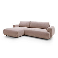 ECKSOFA POCKET Rosa 270x167x81 cm - Pink, Textil (270/167cm) - FURNLUX