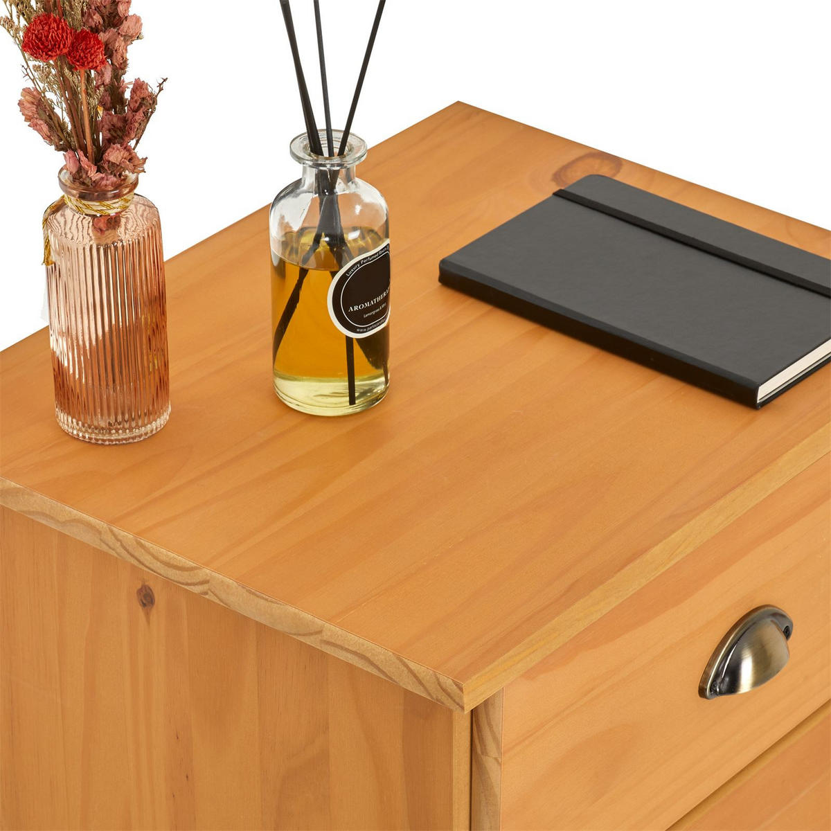 APOTHEKERKOMMODE COLMAR - Kieferfarben, Holz (49/114/39cm) - IDIMEX