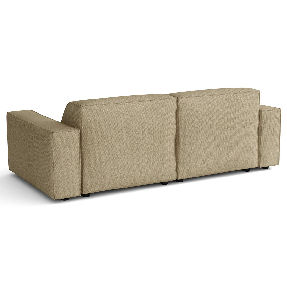 ROHOVÁ POHOVKA Sellmo 210 cm - černá/kapučínová, textil/plast (210/166cm) - Selsey