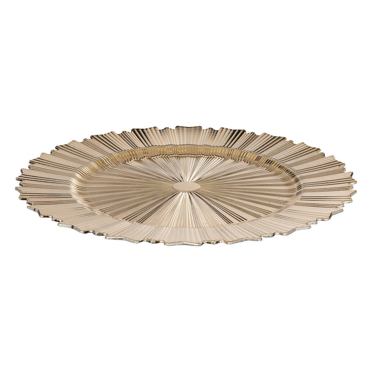 UNTERTELLER Gold Ø 33 cm - Goldfarben, Kunststoff (33cm) - Atmosphera Createur d´interieur