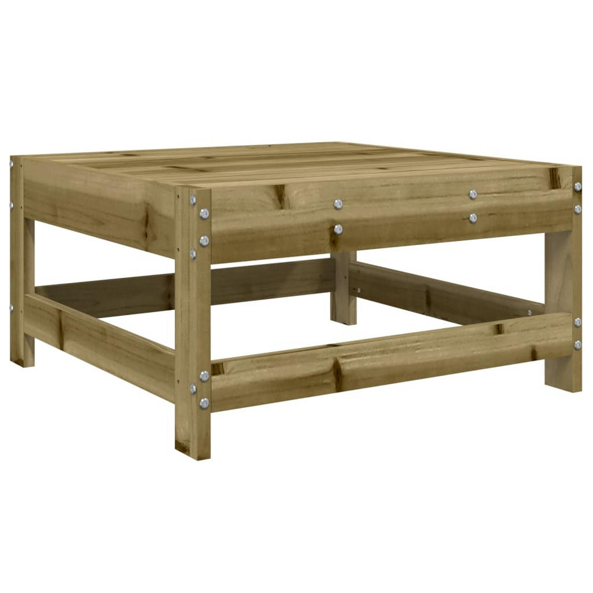 GARTEN-LOUNGE-SET 3-TLG. Kiefernholz Imprägniert - Braun, Holz (62/70.5/190cm) - vidaXL
