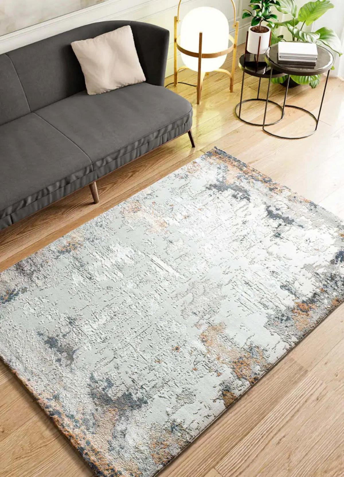 KURZFLORTEPPICH Mehrfarbig Keops 134/200 cm - Beige/Multicolor, Naturmaterialien/Textil (134/200cm) - Atticgo