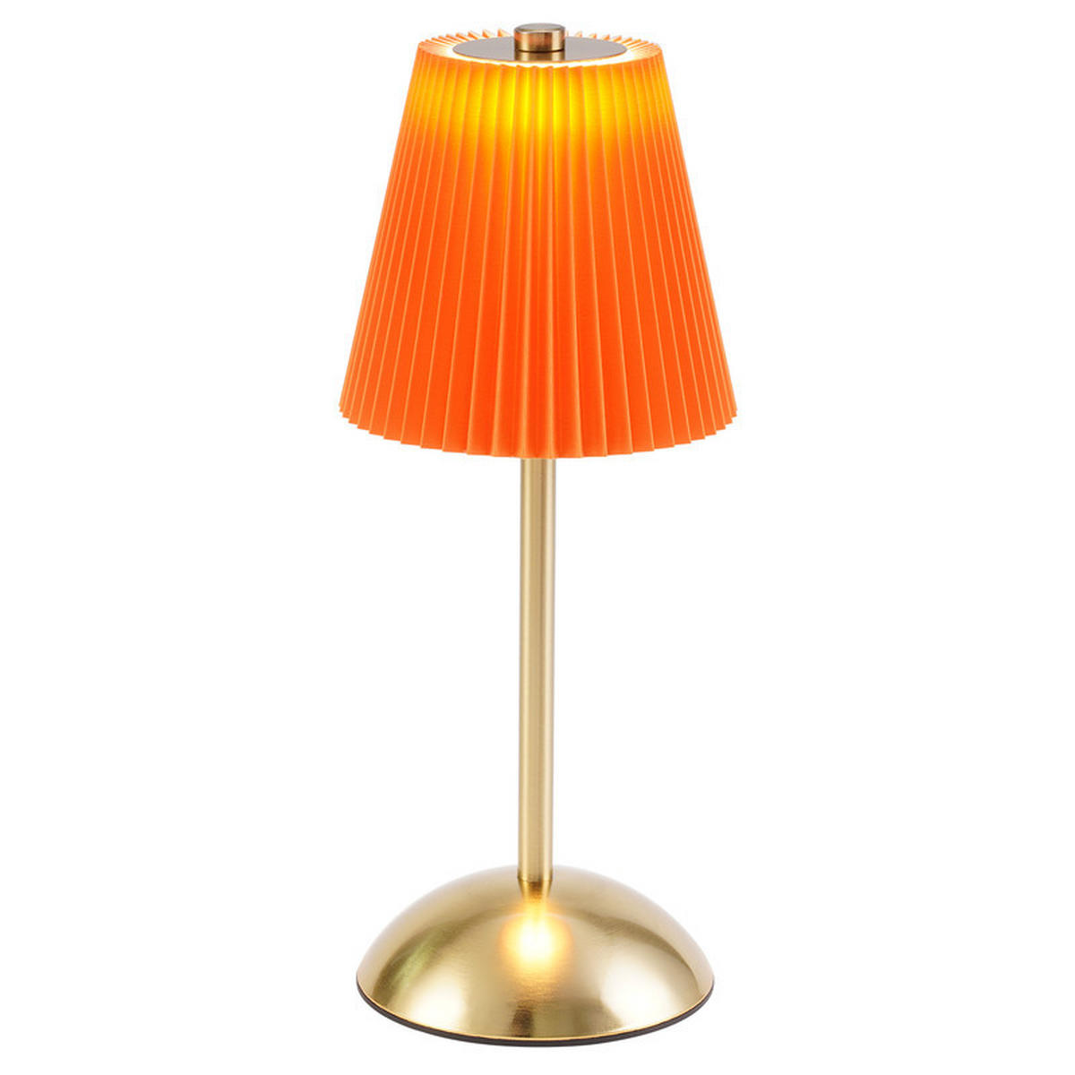 LED stolní lampa BROWN III 12/12/30 cm (sada 2 ks) - pomerančová, kov (12/12/30cm) - Nettlife