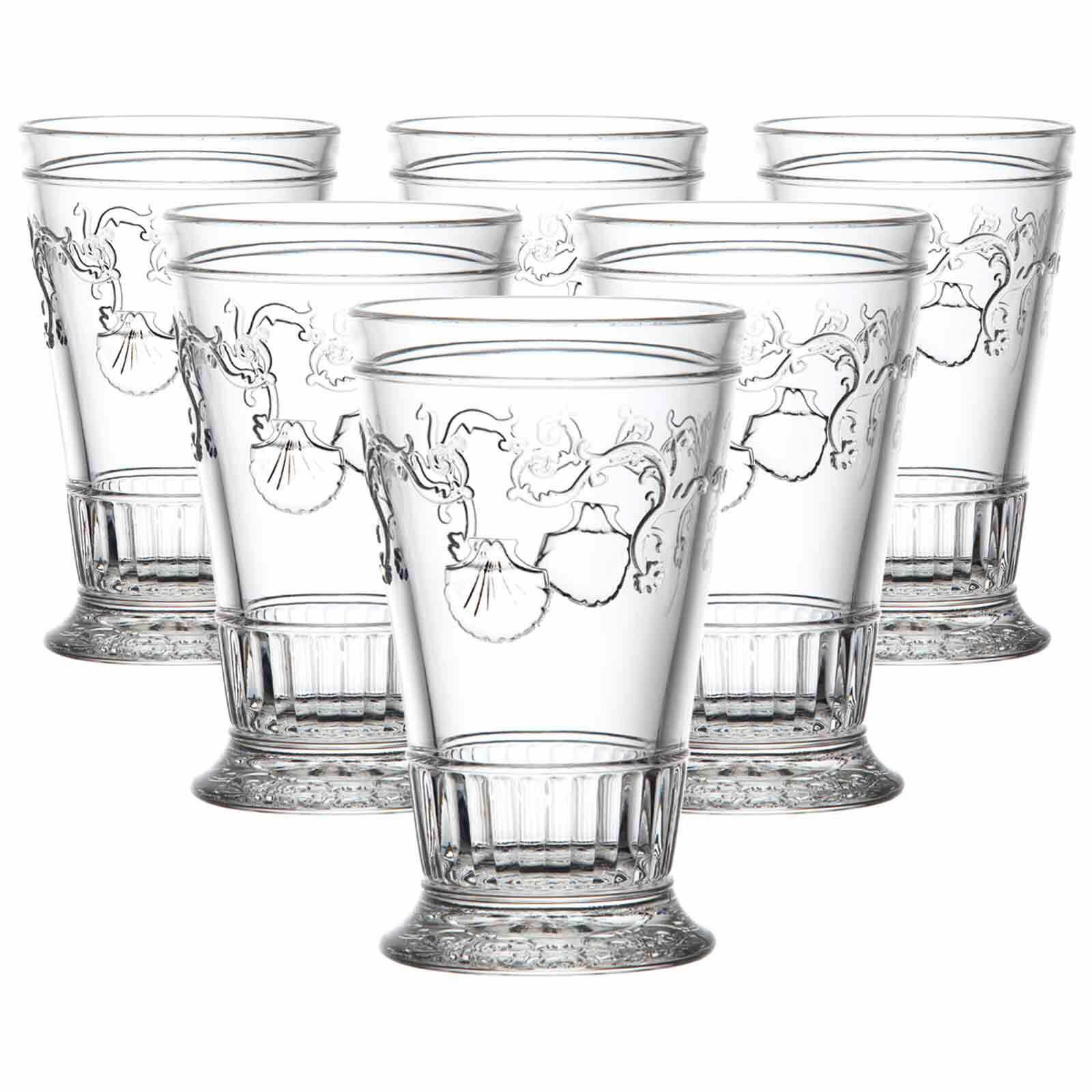 LONGDRINKGLÄSER Versailles transparent 330 ml 6er Set - Transparent, Glas (0.33L) - La Rochère