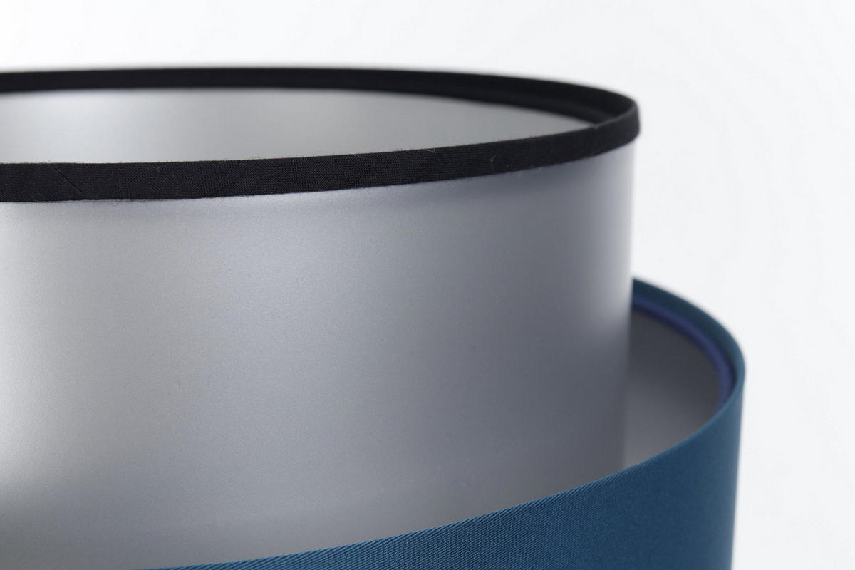 TISCHLAMPE Blau 30/45 cm - Silberfarben, Kunststoff (30/0.7/45cm) - ONZENO