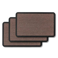 VONKAJŠIA rohož BORDER STAR 3ER SET - hnedá, textil (40/60cm) - Astra