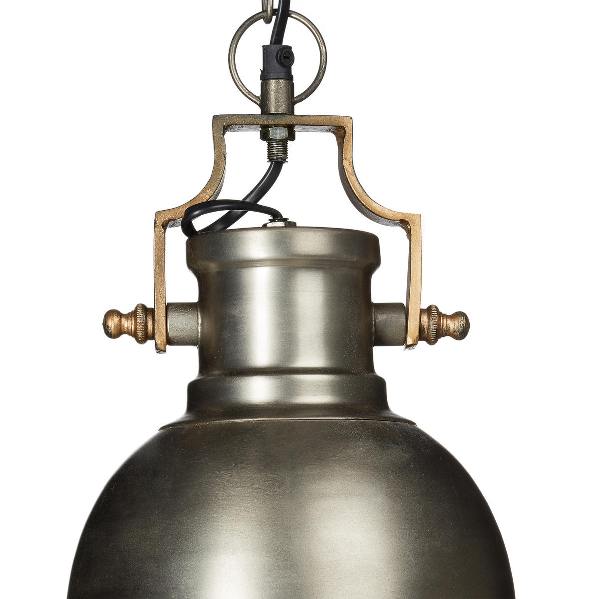 HÄNGELEUCHTE - Anthrazit, Metall (21/21/130cm) - Relaxdays