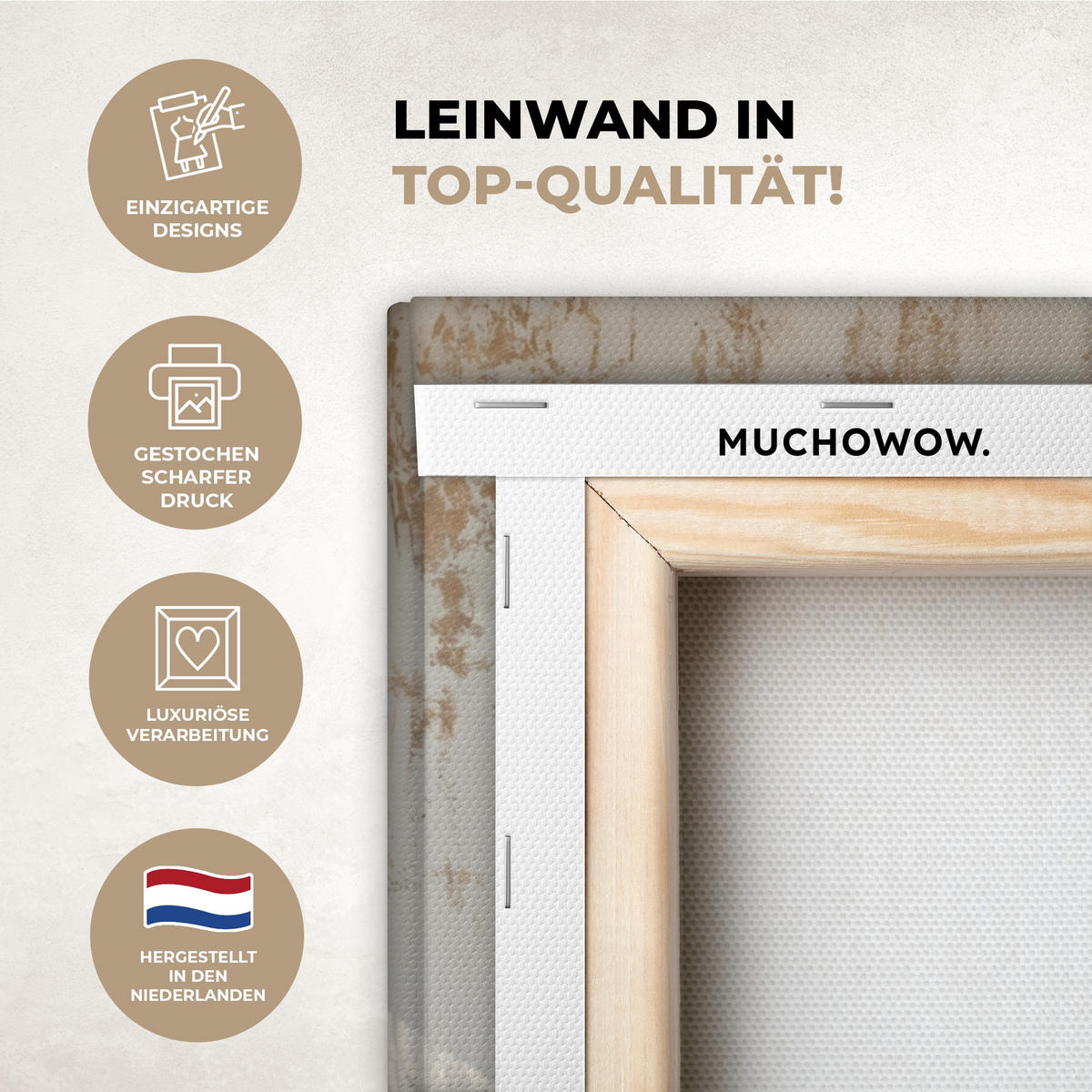 LEINWANDBILD Esel - Tiere - Badewanne - Schaumstoff 40x60 cm - Weiß, Textil (40/60cm) - MuchoWow