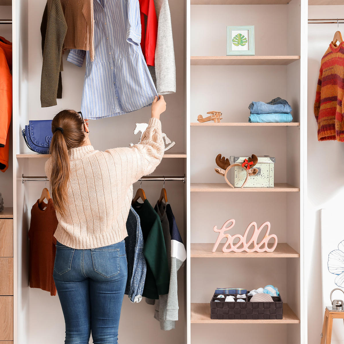 AUFBEWAHRUNGSKORB - Grau, Kunststoff/Metall (25/32/8.5cm) - Relaxdays