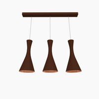 HÄNGELEUCHTE - Braun, Metall (20/100/120cm) - Lumicom