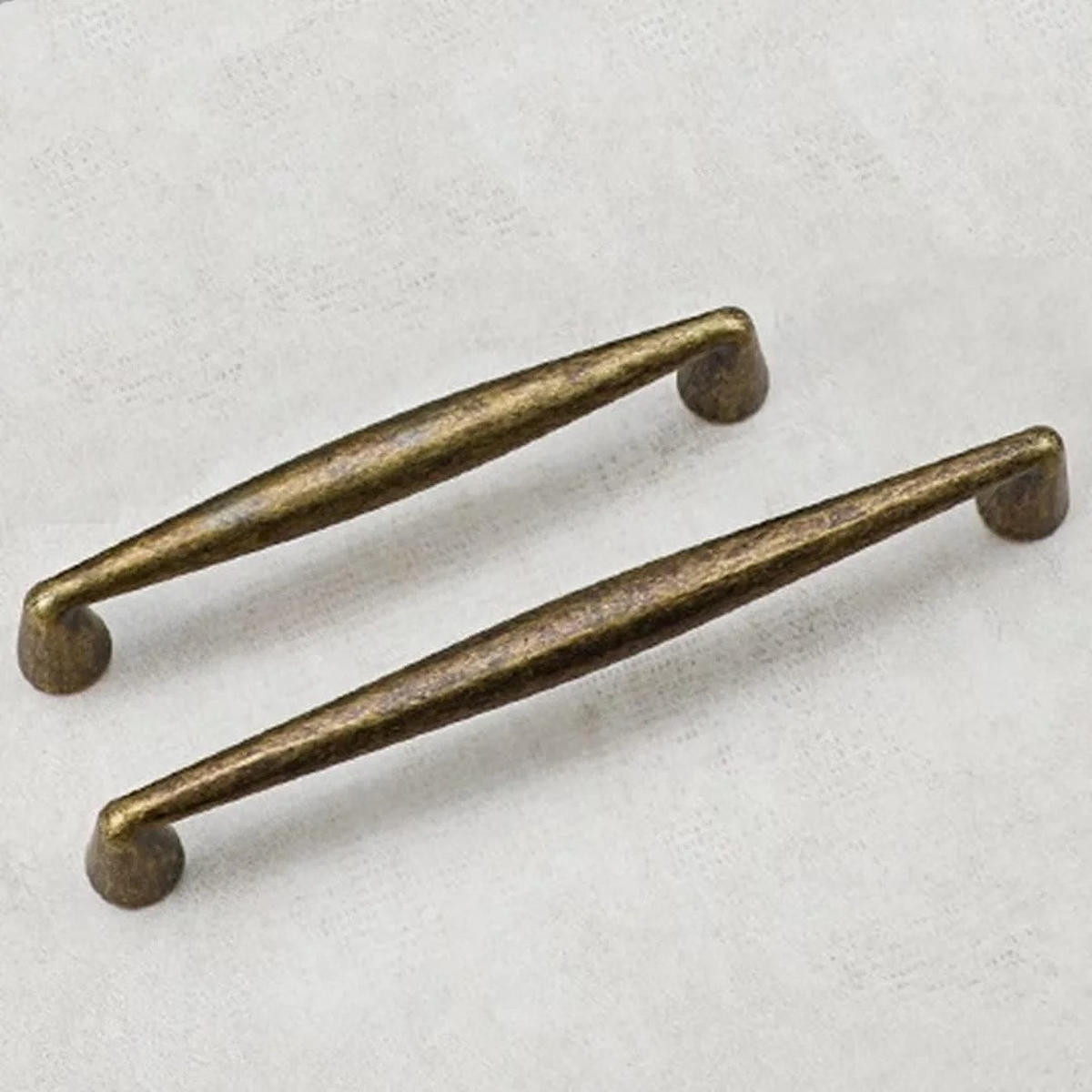 MÖBELGRIFF Antik Messing 6er-Set 96 mm - Goldfarben, Metall (2.6/1/10.8cm)