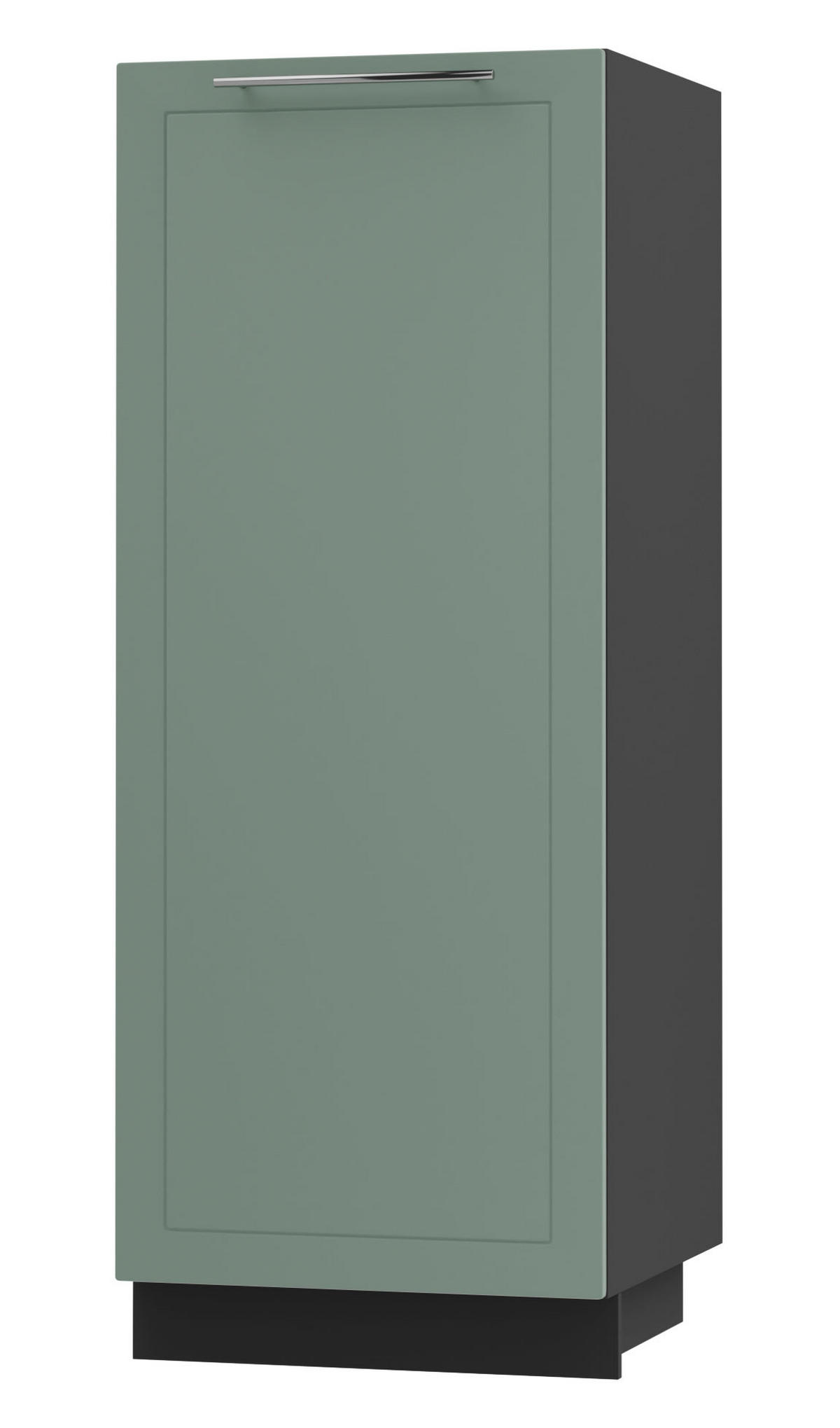GESCHIRRSCHRANK Kvantum D5D/60/154 Mint Matt / Schwarz Matt 60 / 59 / 154cm - Schwarz/Mintgrün, Holz/Holzwerkstoff (60/154/59cm) - Feldmann-Wohnen