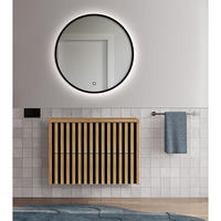 BADMÖBEL-SET 2-TLG. Lucca-107 - Braun, Holzwerkstoff (81/200/46cm) - Lomado