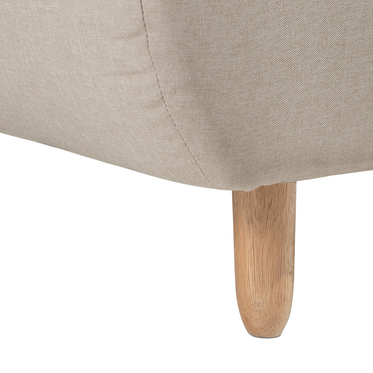 3-SITZER-SCHLAFSOFA beige Alsten - Hellbraun/Beige, Textil (182/83cm) - Beliani