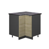 ROHOVÁ SKŘÍŇKA Fame-Line Dubový panel - antracitová/barva dubu, kompozitní dřevo (80.5/82/60cm) - Vicco