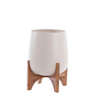 TOPF Karuna Weiß Ø44/53 cm - Weiß, Metall (44/53/44cm) - Light & Living