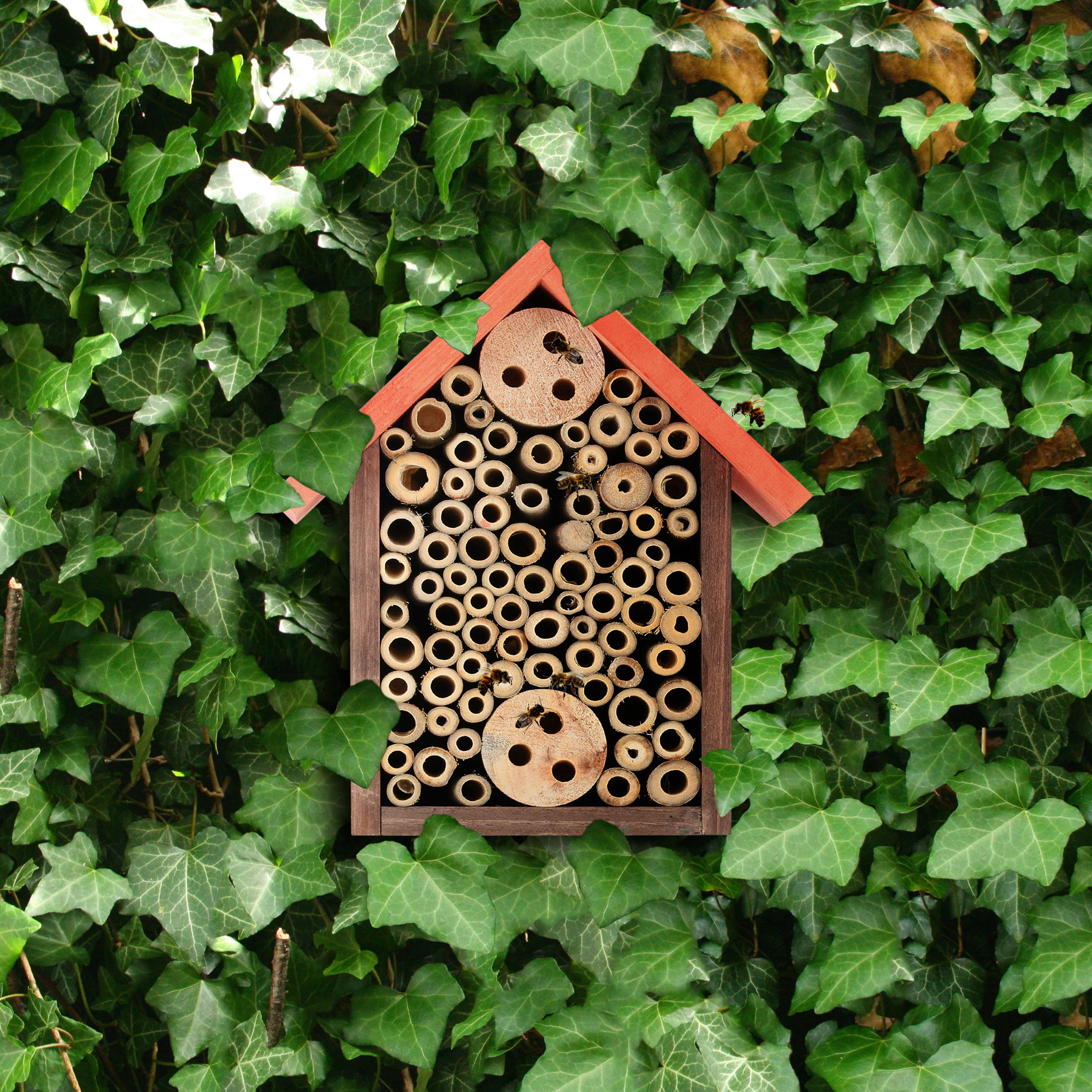 INSEKTENHOTEL - Multicolor, Holz (17/20/8.5cm) - Relaxdays