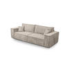 SCHLAFSOFA Sekwana Beige (Poso 2) - Beige, Textil (255/85/105cm) - Fedve