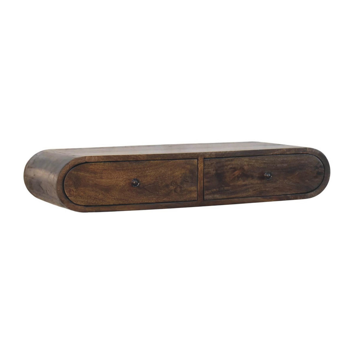 KONZOLNI STOL Avora, viseći - smeđa, drvo (80/15/32cm) - Artisan Furniture