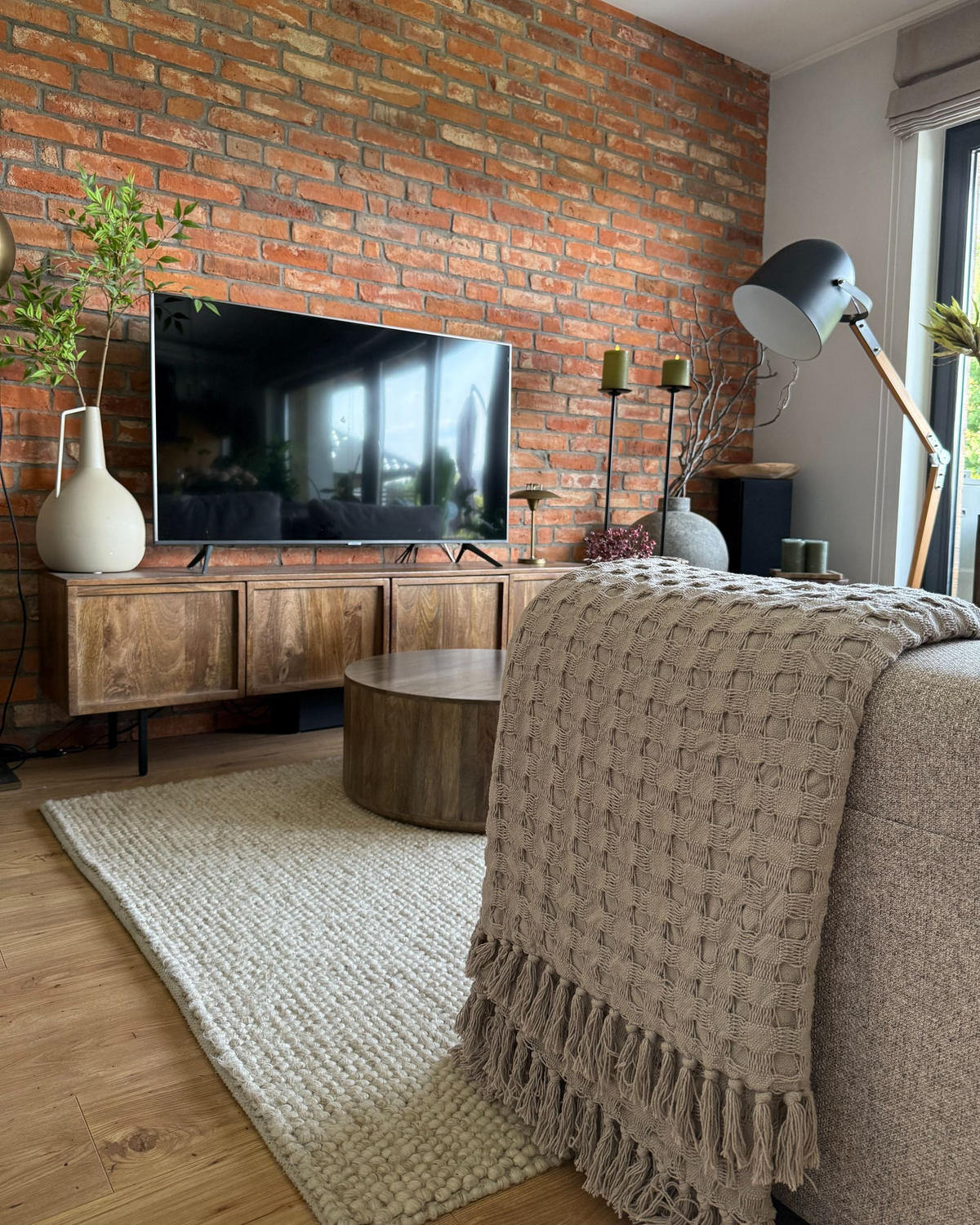 PŘEHOZ NA POSTEL Šedý 200 x 220 cm Bere - ecru, textil (200/220cm) - Beliani