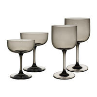 WEIN- UND SEKTGLÄSER Like Glass Smoke 4er Set - Grau, Glas - like.Villeroy & Boch