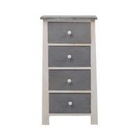 KOMMODE Weiß 27/37/73 cm - Weiß, Holz (27/73/37cm) - Mobili Rebecca