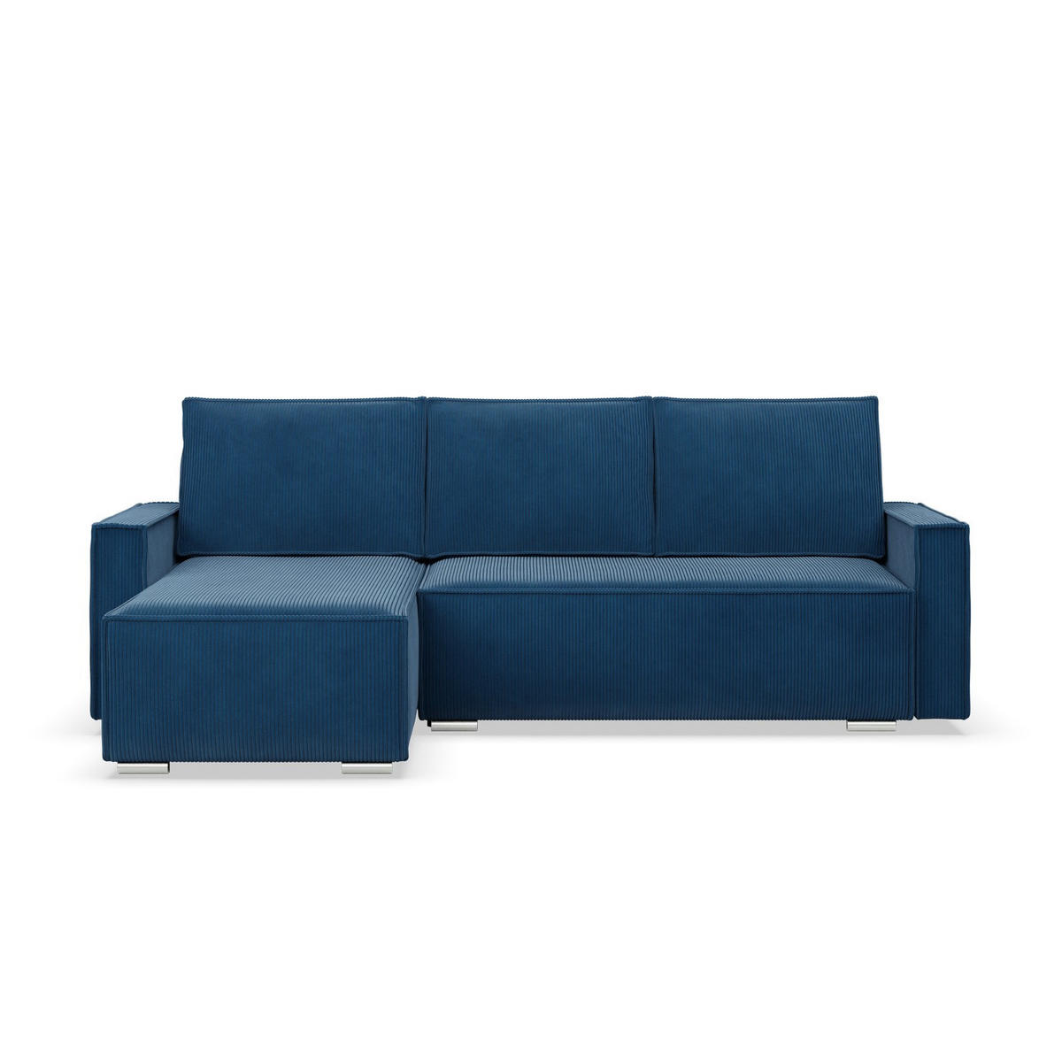 ECKSOFA MIT SCHLAFFUNKTION NOTO BONELL Dunkelblau - Dunkelblau, Textil (142/231cm) - Mebligo