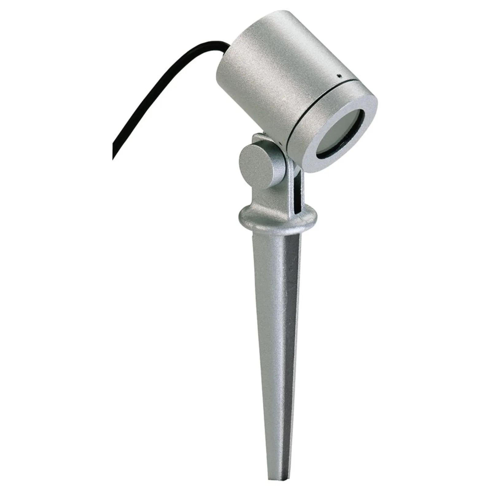 AUSSENSTRAHLER Silber - Silberfarben, Metall (3.5/3.5/14cm) - click-licht
