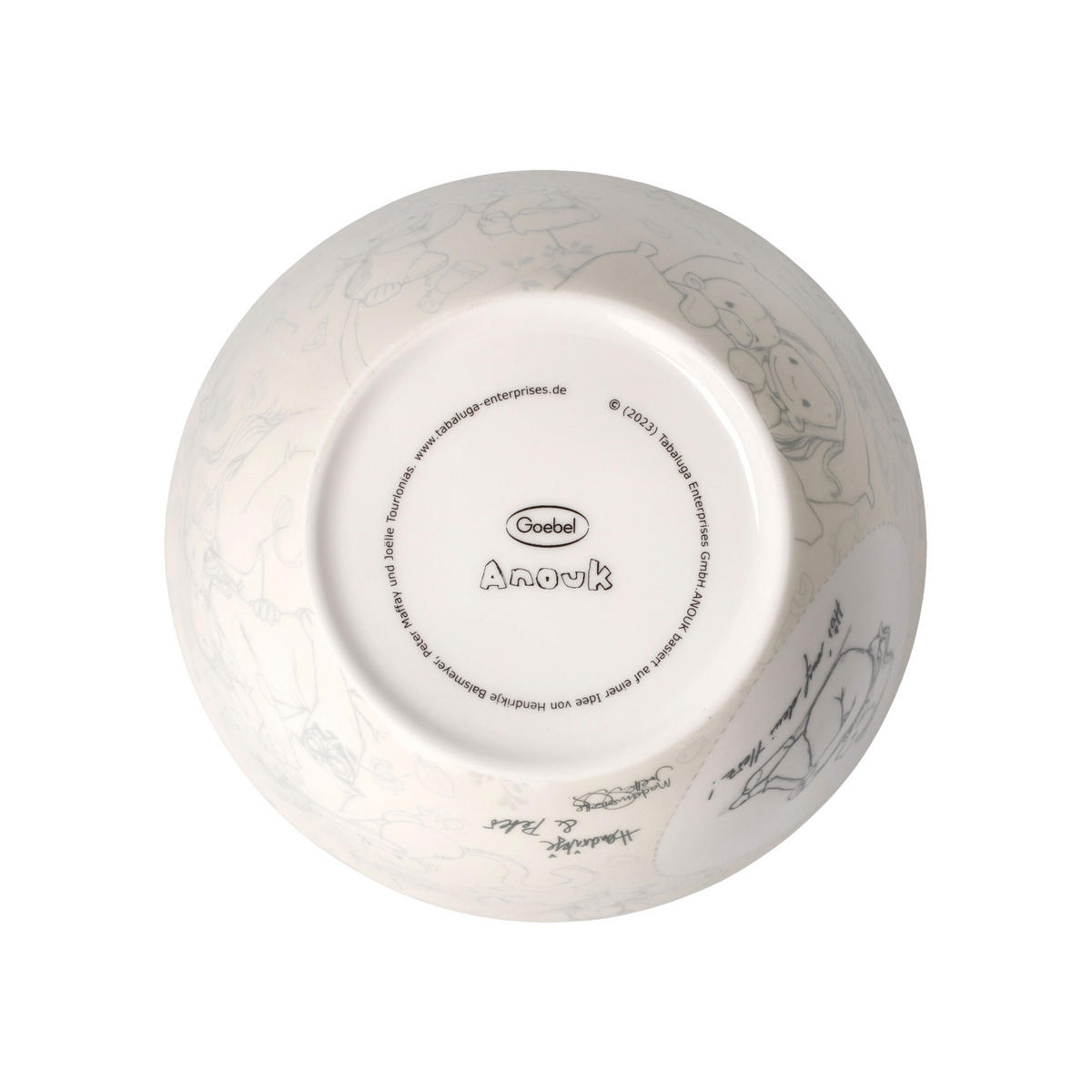 KÜNSTLERSCHALE Anouk - Glaub an deine Träume, Fine Bone China, Beige, 15 cm - Beige, Keramik (7cm) - Goebel