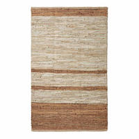 FLICKENTEPPICH aus Recycling-Leder 160/230 cm - Braun, Leder (160/230cm) - Homescapes