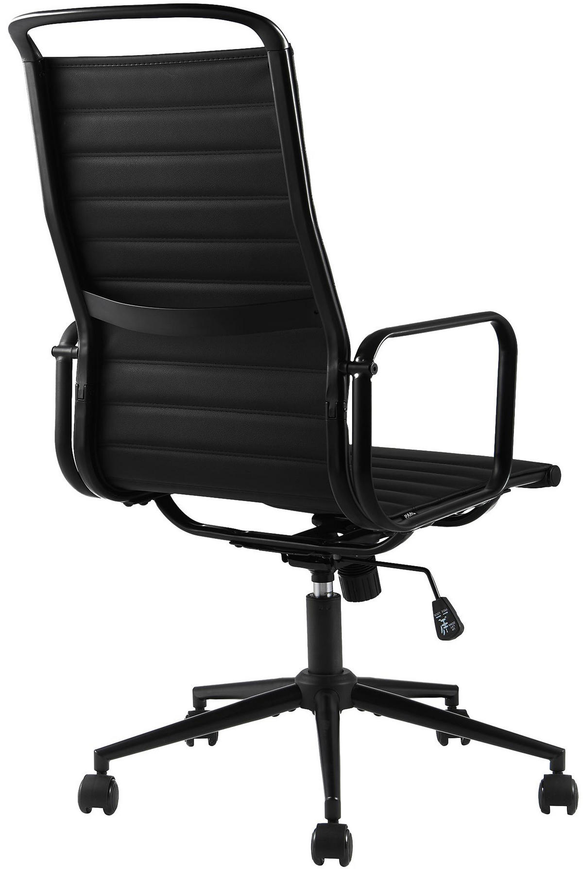 BÜROSTUHL Varox Kunstleder schwarz - Schwarz, Metall (65/120/70cm) - TPFLiving