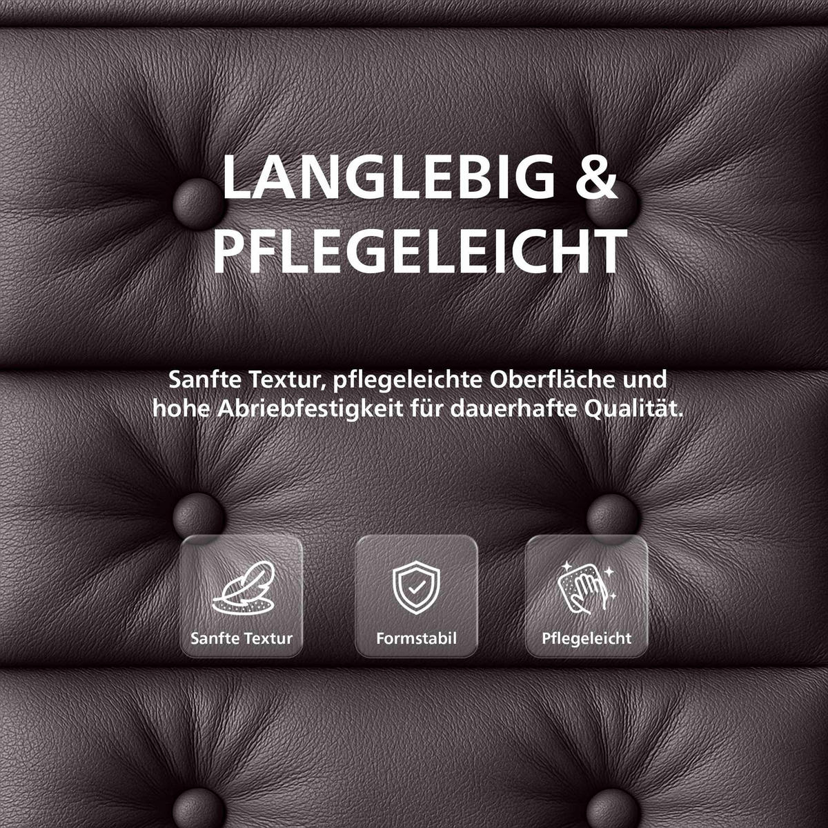 CHEFSESSEL Echtleder Braun - Chromfarben/Braun, Leder/Metall (60/111/65cm) - CLP