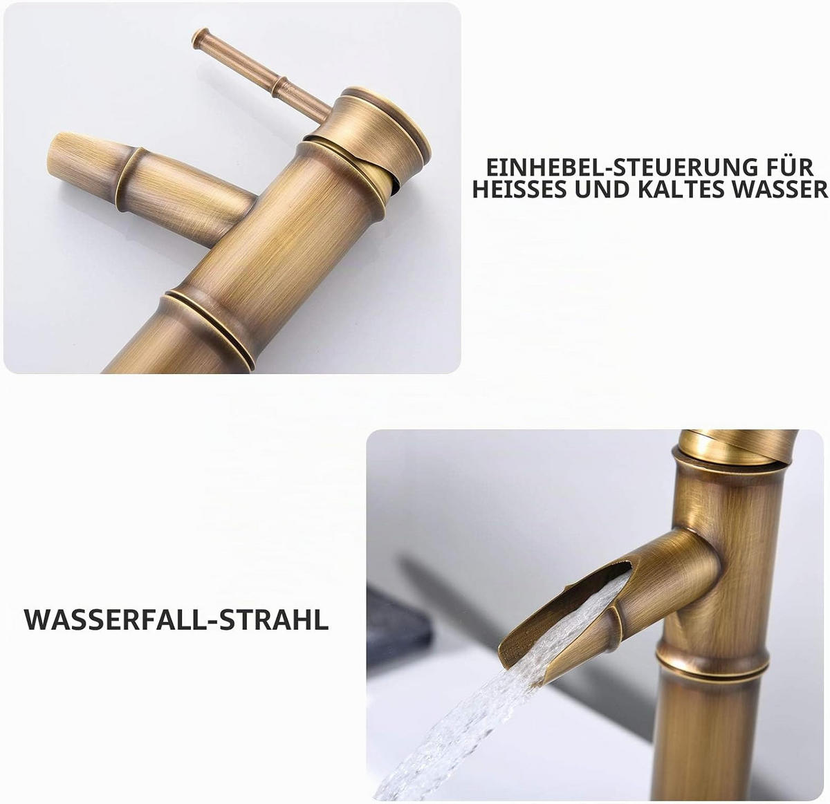 ARMATUR, europäischer Stil, Messing, 110 x 210 mm - Messingfarben, Metall (39/7/20cm) - Vallsero