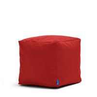 SITZWÜRFEL Outdoor Cubo rot - Rot, Textil (40/40/40cm) - Bruni
