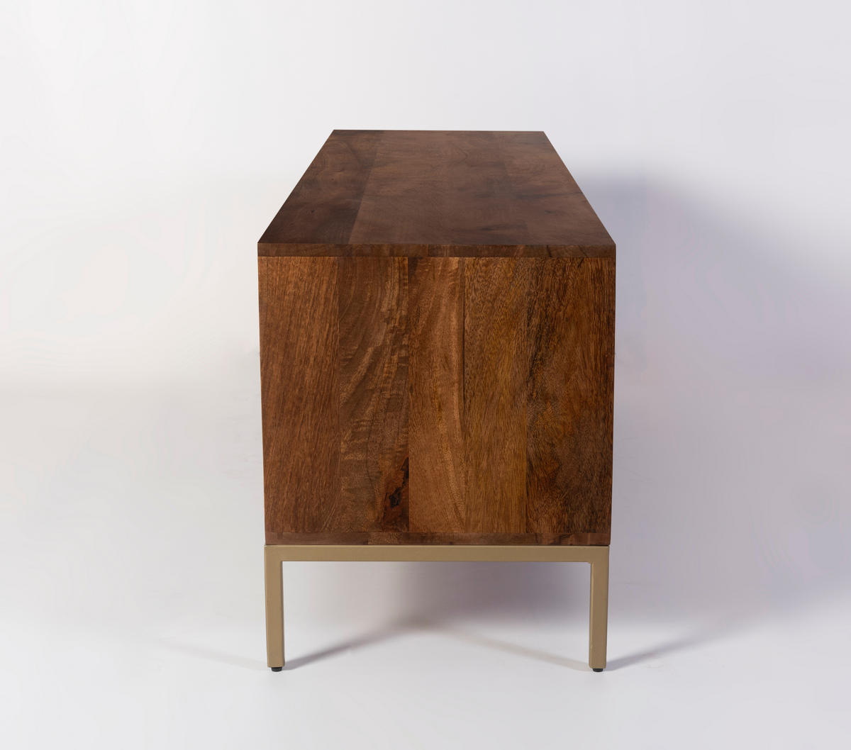TV-SCHRANK Ralf Mangoholz Braun 50x40x145cm - Braun, Holz (40/50/145cm) - DELUKE