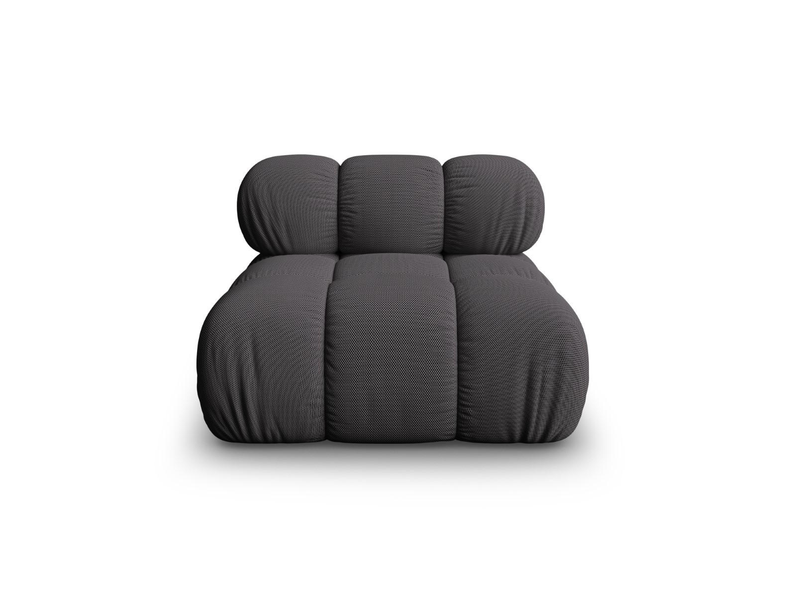 MODUL Bellis aus 3D-Stoff expresso - Graubraun, Textil (94/70/94cm) - Micadoni