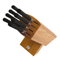 MESSERBLOCK Wasabi Black mit 8 Messer - Silberfarben, Metall (1/1/1cm) - Kai Messer