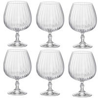 COGNACGLAS Cognacgläser America 20er 650 ml - 6 Stück - Transparent, Glas (0.65L) - Bormioli Rocco