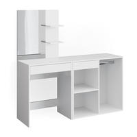 SCHMINKTISCH Isabelle Weiß 60 cm mit Schrank - Weiß, Holzwerkstoff (60/140/40cm) - Vicco
