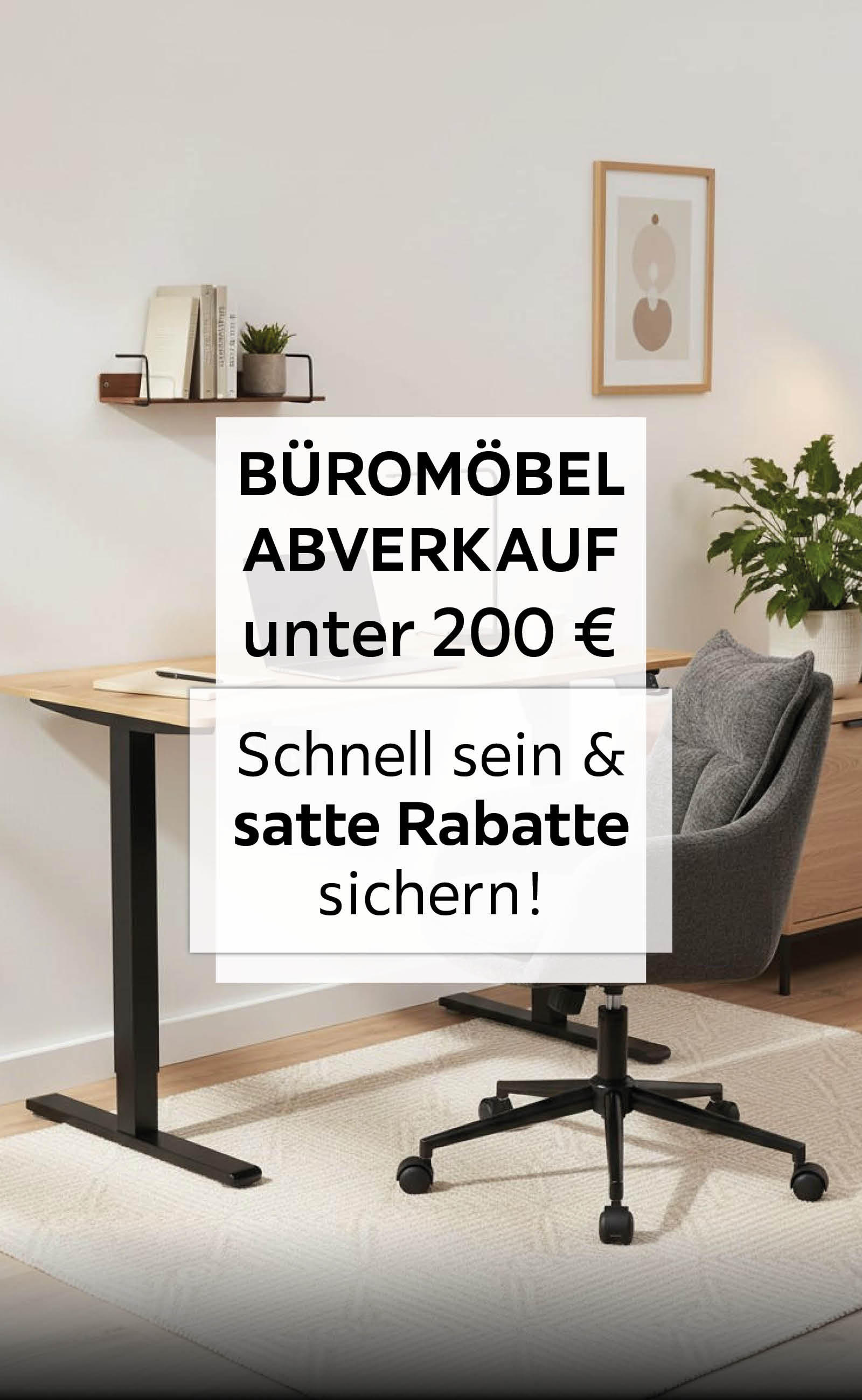 Büromöbel Abverkauf unter 200€ - Schnell sein & satte Rabatte sichern!
