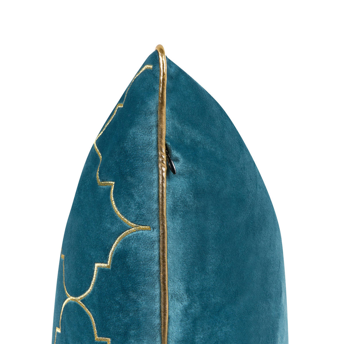 DEKOKISSEN 2er-Set Blau 45/45 cm Alyssum - Blau, Textil (45/45cm) - Beliani
