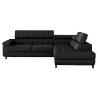 ECKSOFA Nord, Seite: Rechts - Schwarz, Holz/Textil (264/203cm) - MIRJAN24