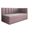 BOXBETT BEVE 100x200 cm mit Matratze und Topper, H2+H3 - Rosa - Rosa, Holz (100/200cm) - MASSENO